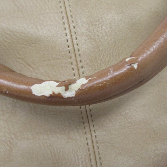 WOMEN LARGE TAN STEVE MADDEN DESIGNER TOTE BAG HANDBAG PURSE! - Picture 7 of 11